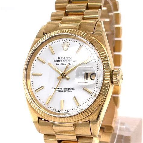 rolex datejust vollgold replika